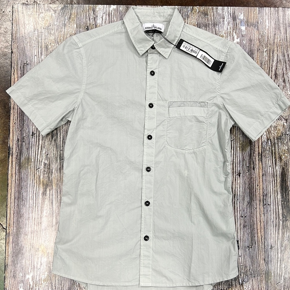 Men’s Brand New STONE ISLAND Shirt-ss Grey